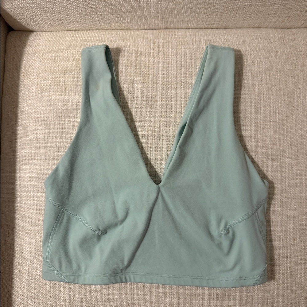Free People Movement: Never Better Crop. Light Blue. Size Small